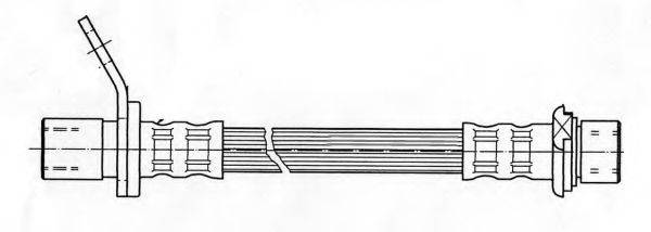 KAWE 511841 Гальмівний шланг