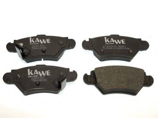 KAWE 810041 Комплект гальмівних колодок, дискове гальмо