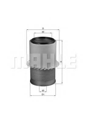 MAHLE ORIGINAL LX 1580