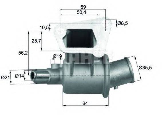 MAHLE ORIGINAL TI18983D Термостат, охолоджуюча рідина