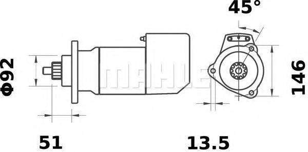 MAHLE ORIGINAL MS 540