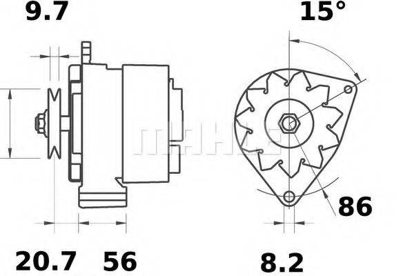 MAHLE ORIGINAL MG 401