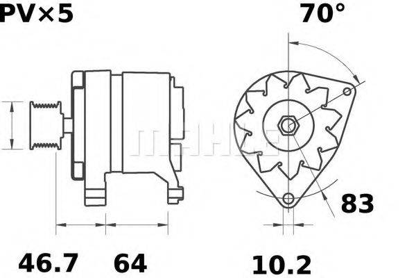 MAHLE ORIGINAL MG 49