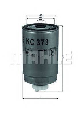 MAHLE ORIGINAL KC373 Паливний фільтр