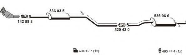 ERNST 100574 Система випуску ОГ