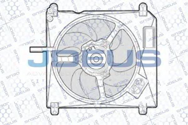 JDEUS EV805400 Вентилятор, охолодження двигуна