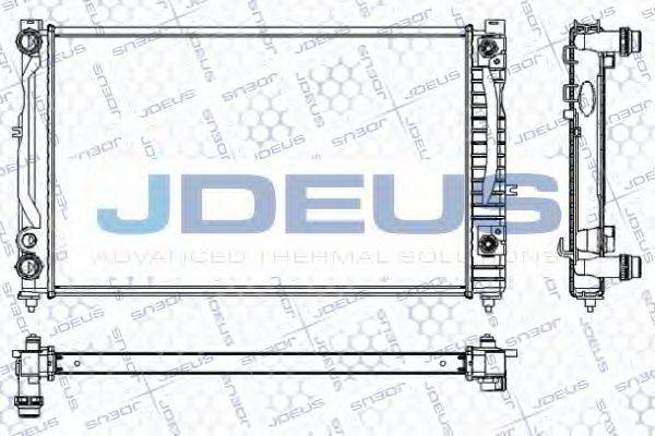 JDEUS RA0010170 Радіатор, охолодження двигуна