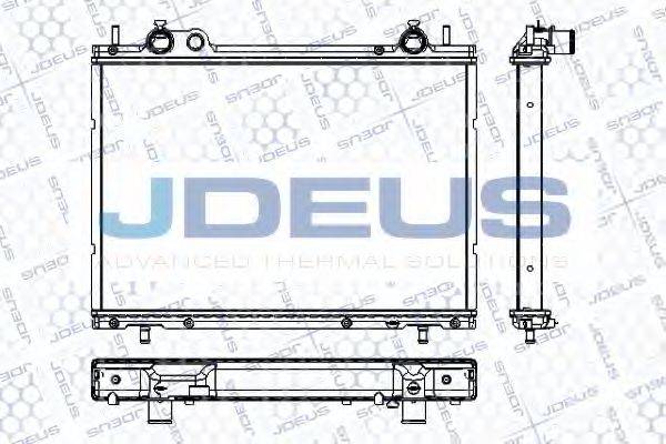 JDEUS RA0110510 Радіатор, охолодження двигуна