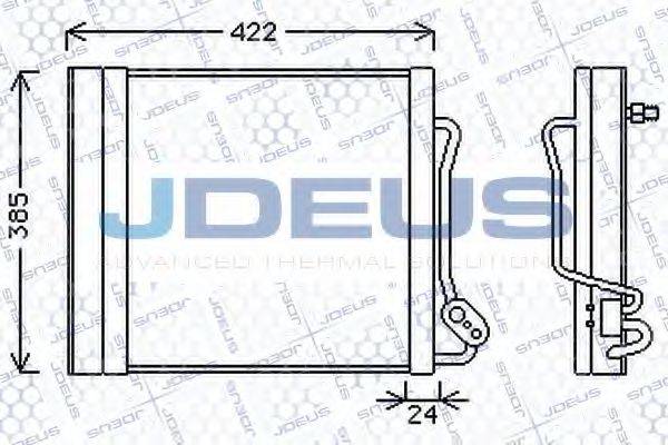 JDEUS 717M40 Конденсатор, кондиціонер