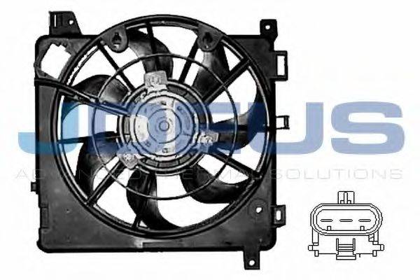 JDEUS EV200980 Вентилятор, охолодження двигуна
