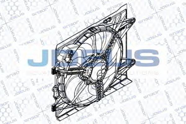 JDEUS EV8C6710 Вентилятор, охолодження двигуна
