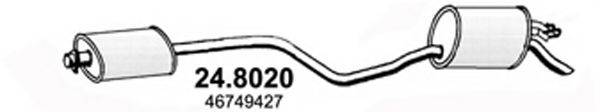 ASSO 248020 Середній/кінцевий глушник ОГ