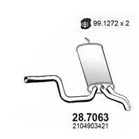 ASSO 287063 Глушник вихлопних газів кінцевий