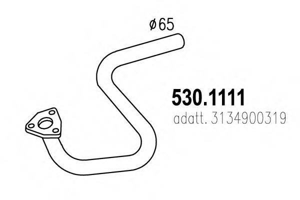 ASSO 5301111 Труба вихлопного газу