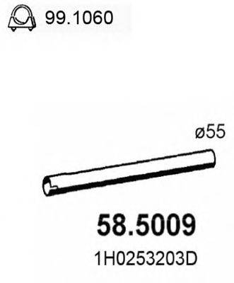 ASSO 585009 Труба вихлопного газу