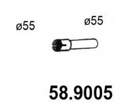 ASSO 589005 Труба вихлопного газу