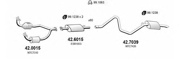 ASSO ART1348 Система випуску ОГ