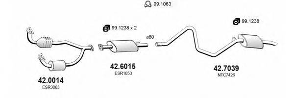 ASSO ART1349 Система випуску ОГ