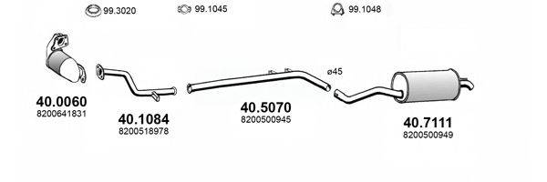 ASSO ART4407 Система випуску ОГ