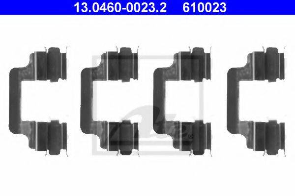VAG 3D0615231 Комплектуючі, колодки дискового гальма