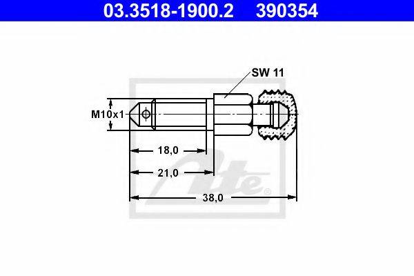 PEX 19 Болт повітряного клапана / вентиль
