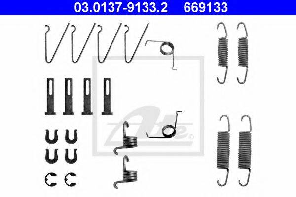 BENDIX 771174B Комплектуючі, гальмівна колодка