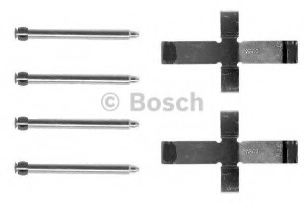 BOSCH 1987474091 Комплектуючі, колодки дискового гальма