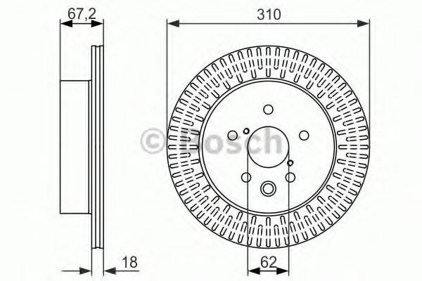 LPR T2044V гальмівний диск