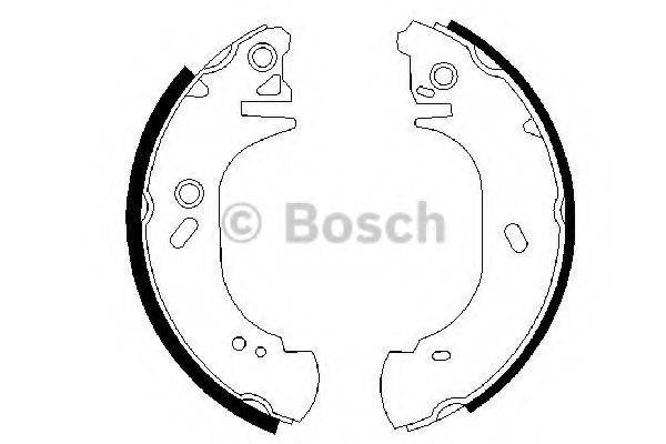 BOSCH BS775 Комплект гальмівних колодок