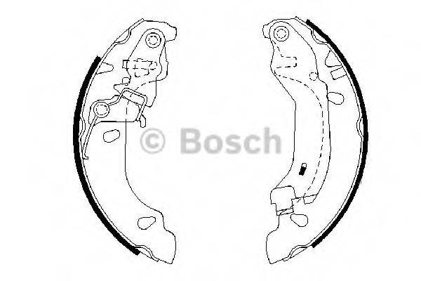 BOSCH BS889 Комплект гальмівних колодок