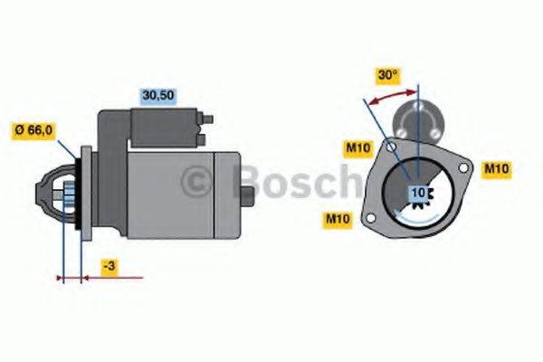 BOSCH 0001110079 Стартер