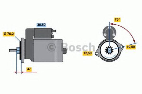 BOSCH 0986010360 Стартер