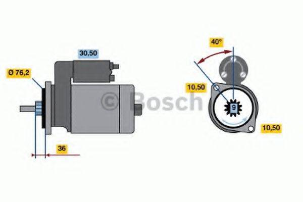 BOSCH 1233 Стартер