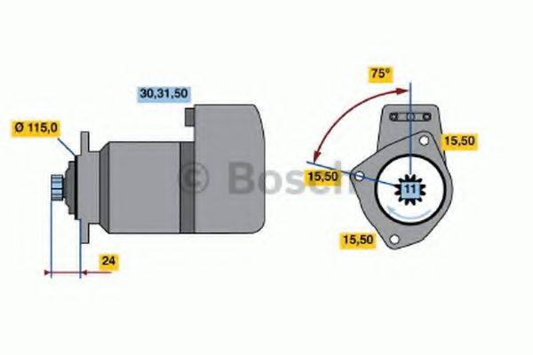 BOSCH 1343 Стартер