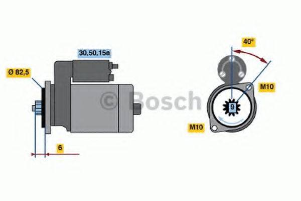 BOSCH 0986014261 Стартер