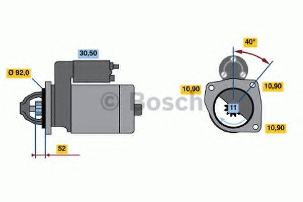 BOSCH 1708 Стартер