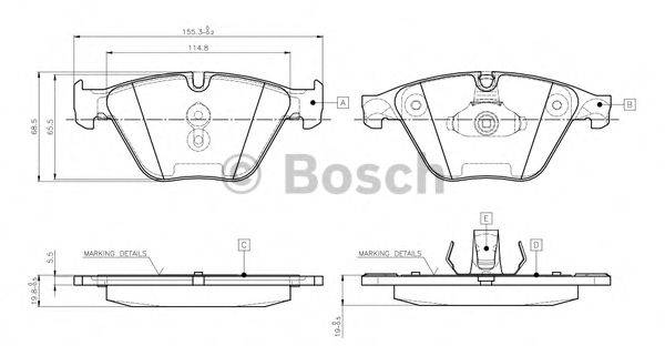 BOSCH 0 986 TB3 134