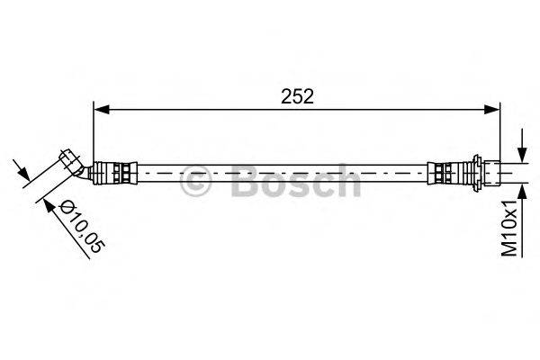 BENDIX 173269B Гальмівний шланг