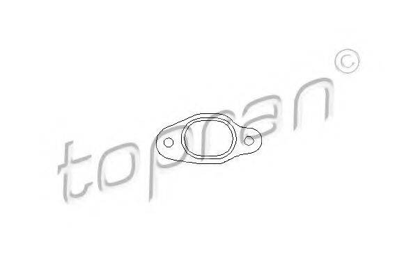 TOPRAN 100318 Прокладка, випускний колектор