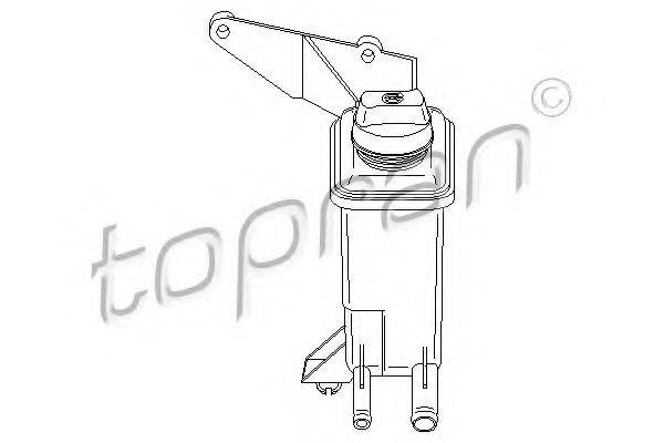 TOPRAN 110509 Компенсаційний бак, гідравлічного масла услювача керма