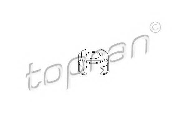 TOPRAN 108717 Кронштейн, гальмівний шланг