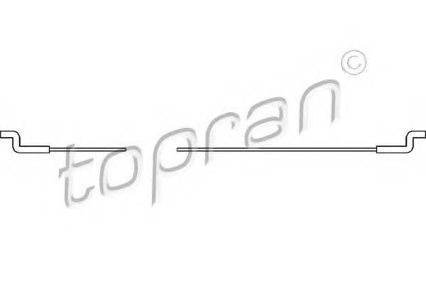 TOPRAN 108712 Трос, регулювання спинки сидіння