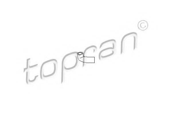 TOPRAN 721799 Шланг, повітровідведення кришки головки циліндра