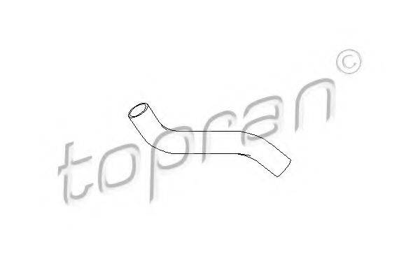 TOPRAN 721444 Шланг радіатора