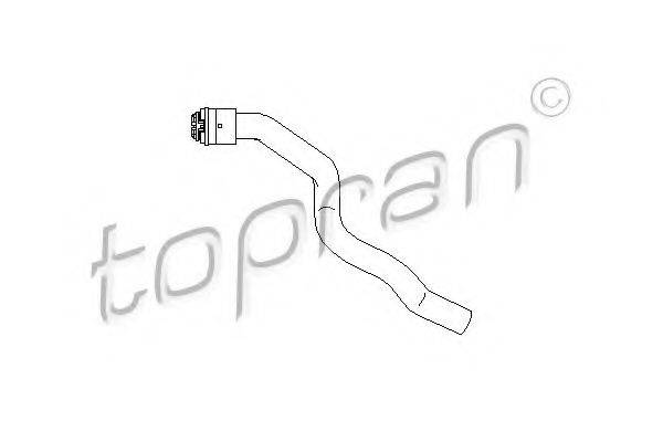 TOPRAN 207684 Шланг радіатора