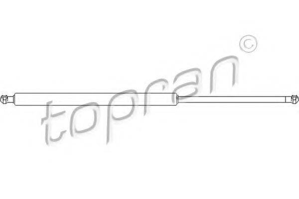 TOPRAN 501816 Газова пружина, кришка багажника