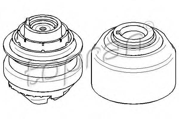 TOPRAN 407841 Підвіска, двигун