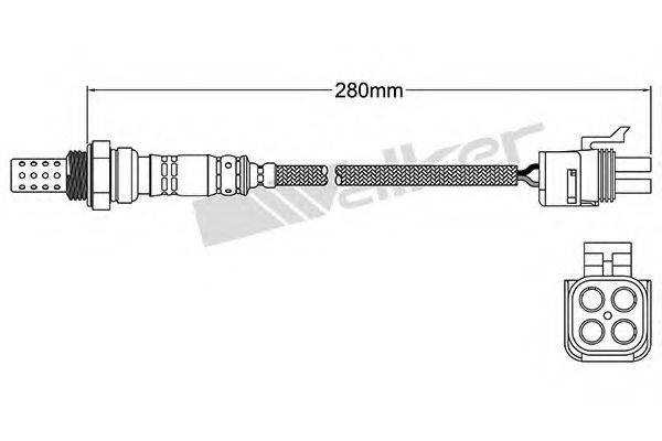 WALKER PRODUCTS 25024549 Лямбда-зонд