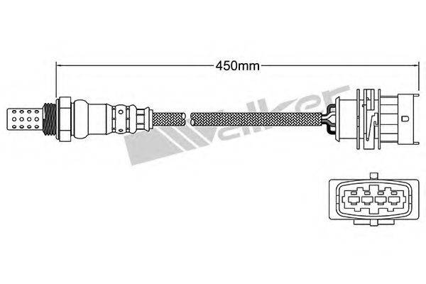 WALKER PRODUCTS 25024846 Лямбда-зонд