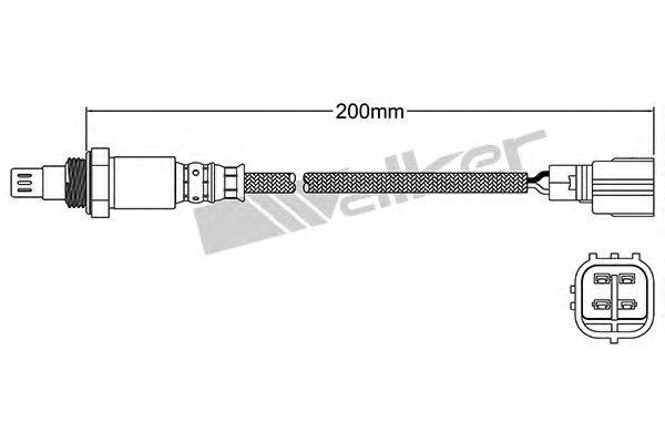 WALKER PRODUCTS 25054074 Лямбда-зонд